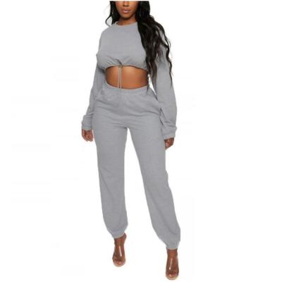 China Breathable Running Workout Suit Sweat Women Exercise Jogger Pants Set , Fitness Women Set Gym 2 Piece Pants Set for sale