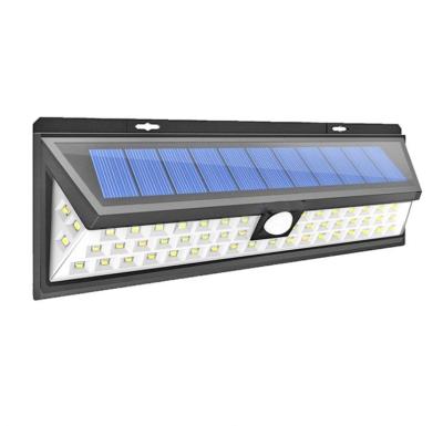 China Waterproof IP65 Garden Security Solar Powered Flood Led Motion Sensor Wall Light Outdoor for sale