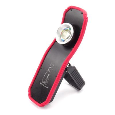 China Portable Handheld USB Rechargeable COB LED Inspection Work Lights With Hook And Rotation Mount for sale