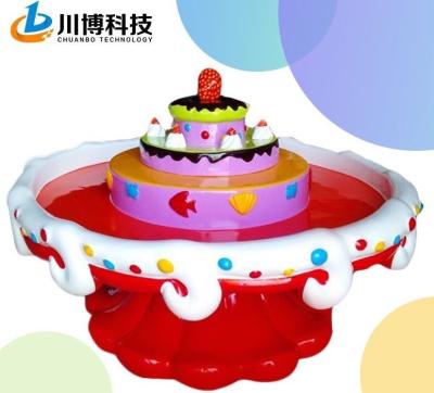 China FRP-Kinderkuchen-Sandkasten-Spielwaren für Vergnügungspark-Sandburg-Form zu verkaufen