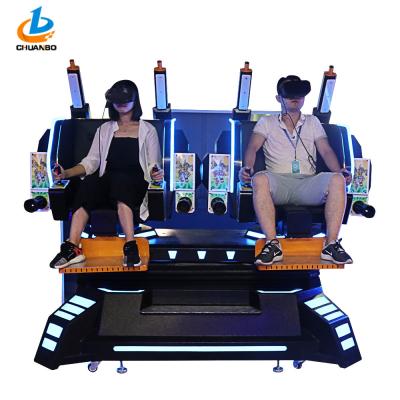 Chine 42 pouces de cinéma de la machine 9d Vr de simulateur de joueurs virtuels de double 4 effets dynamiques à vendre