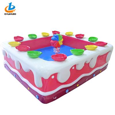 China Interial Steel Glass Fishing Game Machine , Pink White Color Sand Play Box for sale