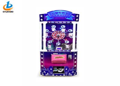 China Steel PVC Acrylic Arcade Claw Machine , Lucky Number Toy Vending Game Machine for sale