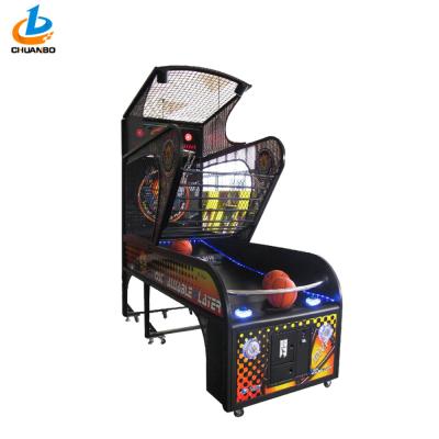 China LED street basketball game machine arcade game machine with the moving hoop for sale