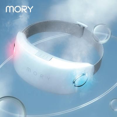 China MORY EYE Compress 1500mAh Electric Rechargeable Eye Mask Eye Masker Hot Heat for sale