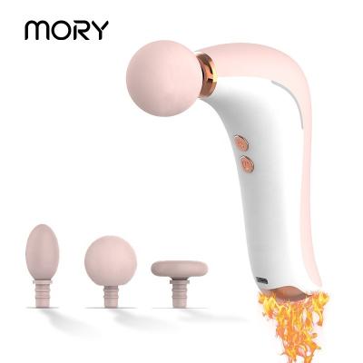 China New Body Massage Gun Drop Shipping Heating Massage Gun With Hot Compress for sale