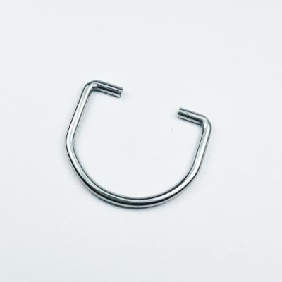 China HZM Customized Stainless Steel Pull Ring Snap Opposite Spring for sale