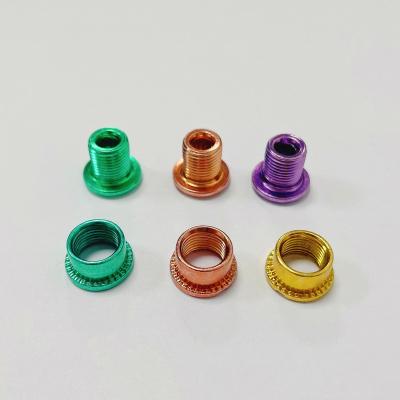 China Retail Industry Custom Colored Galvanized Lighting Nuts for sale