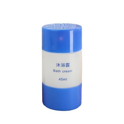 China Cosmetics Packaging 45ml PP Plastic Tube Bottles Detergent Facial Leakproof Squeeze Hose Travel Toiletries Lotion Soft Skin Care Bottle for sale