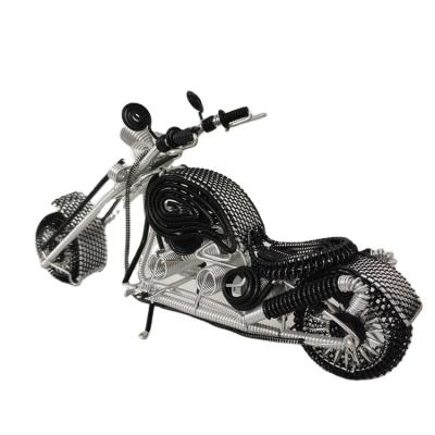 China America Excellent Craftsmanship Creative Aluminum Wire Motorcycle for sale