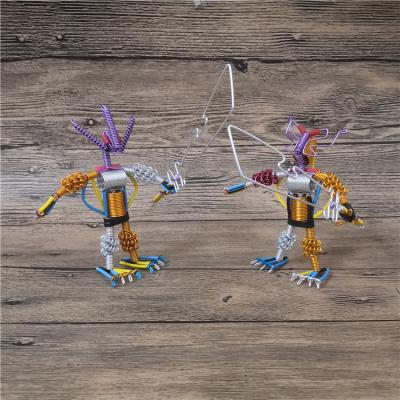 China America's Excellent Craft Creative Aluminum Wire Robot as a Gift for sale