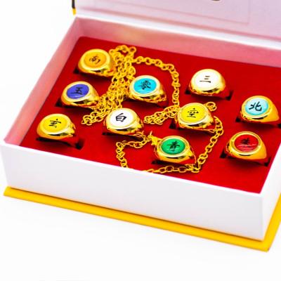 China Japan factory direct sales cartoon ninja ring toy set wholesale box for sale