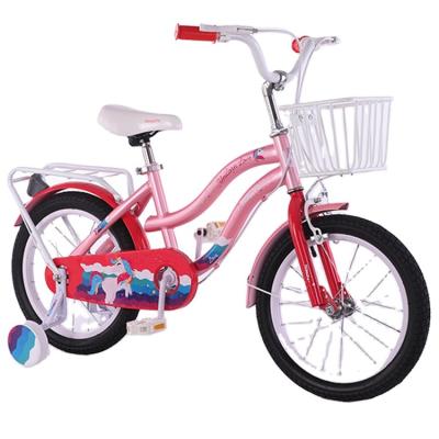 China Children ride children's bike to ride bike OEM 12 14 16 inch pink and cute style girls ride children's bicycles for sale