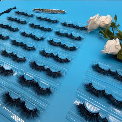 China High Quality Soft Natural Mink Eyelash Customizable Custom Eyelash Custom Box Eyelash Packaging for sale