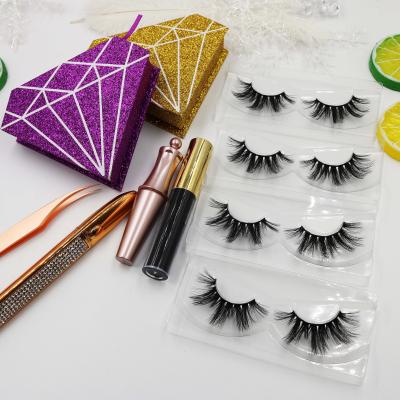 China 2021new Silk Mink Lashes Customized Natural Soft False Lashes Lashes With Private Label Lashes Boxes for sale