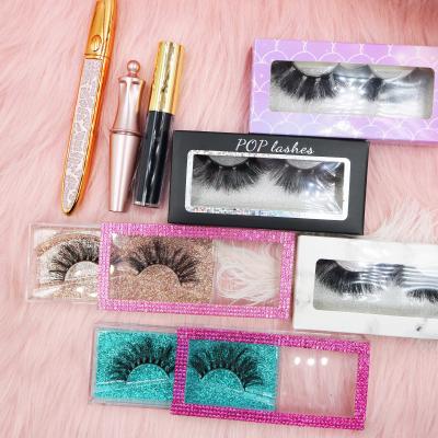 China Private Label Natural Soft Cruelty False 3d Mink Lashes Eyelashes Free Seller With Custom Lashes Box for sale