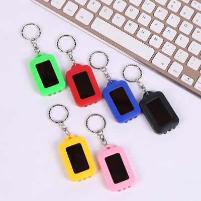 China New Fashionable Solar Key Chain Lighting 3DLED Products Manufacturers Portable Christmas Gifts Promotional Wholesale for sale