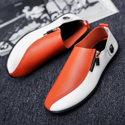 China Waterproof PU Leather Cheap Comfortable Men Fashion Casual Sports Shoes for sale