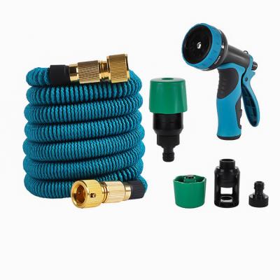 China Adjustable Household Convenient High Pressure Water Pipe Set Car Wash Tool Watering Expandable Garden Hose for sale