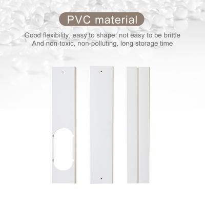 China 55-160cm Air Conditioner Spare Parts 3PCS Well-Sealed Window Slider Kit Durable PVC Air Conditioner Window Sealing Plate for sale