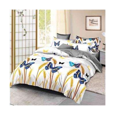 China Tear-Resistant 90gsm Polyester Running Flower Reactive Printing For Home Bedding Sheets Duvet Cover for sale