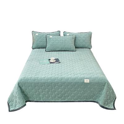 China Plain India Style Bedspread 3pcs Bed Linen Sheet Set Bedspread for sale