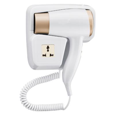 China 2021 Hotel Fashion Wall Mounted Hair Dryer With DC Motor Hotel Hair Dryer for sale