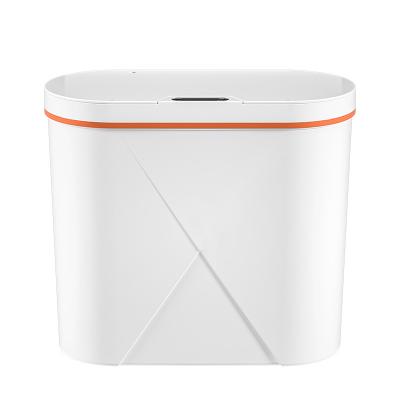 China Sustainable 2022 Hot Selling Induction Oval Intelligent Trash Bin With Aromatherapy Function for sale