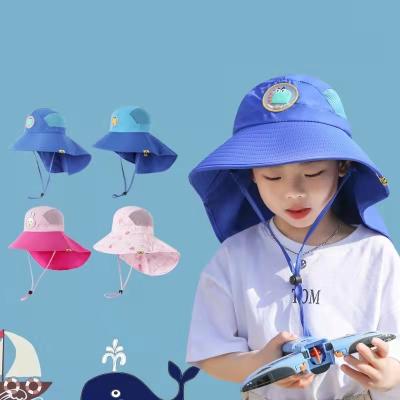 China High Quality Character Kids Overflow UV Protection Baby Summer Hat For Kids for sale