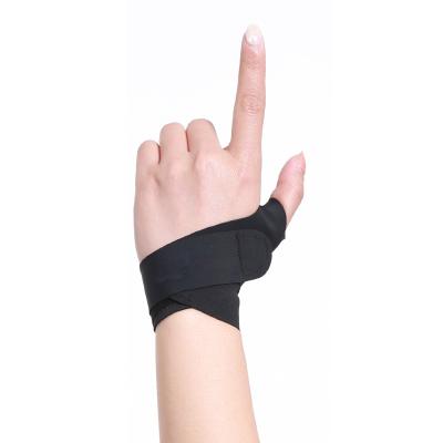 China Factory Price High Elastic Sports Wrist Thumb Brace Adjustable Wrist Wraps Splint Thumb Support Brace for sale