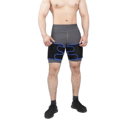 China Adjustable Elasticity Breathable Gym Exercise Adjust Pressure Control Leg Cellulite Neoprene Thigh Trimmer Slim Belt for sale