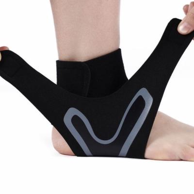 China Protect Breathable Ankle Brace Black Ankle Brace Wrap For Basketball Running Ankle For Sprains Men Women for sale