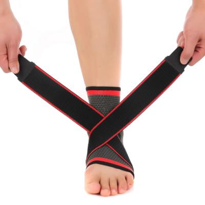 China Performance Support Adjustable Ankle Support Compression Ankle Sleeve Ankle Brace for sale