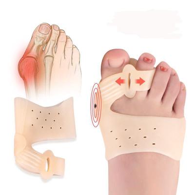 China Durable Comfortable Silicone Large Toe Separator Bunion Relief Gel Toe Protectors Silicone Bunion Corrector /Eco-friendly/ for sale