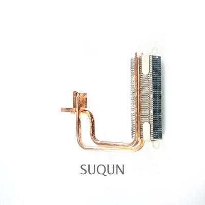 China Other Gold Multifunctional Conditioning Machinery Cold Plate Skiving Fin Aluminum Radiator Heat Exchange for sale