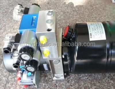 China Mini 24V Waste Truck Hydraulic Power Unit Steel Hydraulic Power Pack for sale