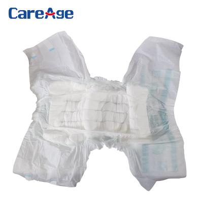 China Non Woven Fabric Premium Breathable Soft Disposable Adult Diapers Non Care Ultra Thick Cloth Adult Diaper for sale