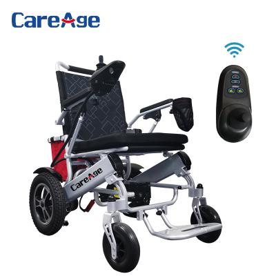 China Alumminum alloy folding electric wheelchair scooter motor portable electric wheelchair for the elderly disabled for sale