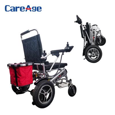 China Alumminum Ally CareAge 74501 Cheap Price Stair Climbing Wheelchair Motor Transfer Light Weight Portable Patient Electric Wheelchair For Disabled for sale