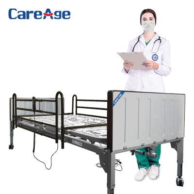 China No Crank Needed 2020 Hot Sales CareAge 74710 Manual Nursing Home Furniture Super Multifunctional Electric Low Turn Home Care Bed for sale