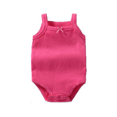 China 100% Cotton Bodysuit, Soft And Comfortable Baby Bodysuit, Sleeveless Baby Clothes Baby Romper for sale