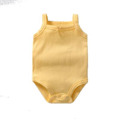 China 100% Cotton Bodysuit, Soft And Comfortable Baby Bodysuit, Sleeveless Baby Clothes Baby Romper for sale