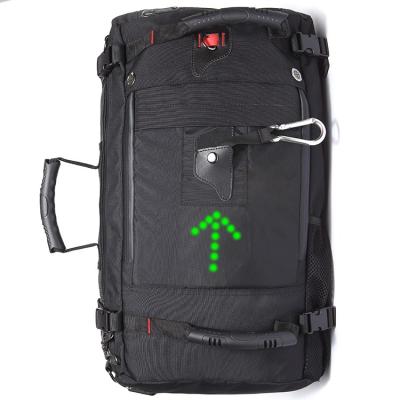 China With USB Factory Bike Water Resistant Night Sports Nylon Laptop Backpack Led Flashing Backpack Recycling Bags for sale