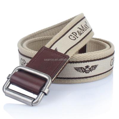 China Fashion Heavy Canvas Webbing Cotton Belt Outdoor Men's Canvas Bag for sale