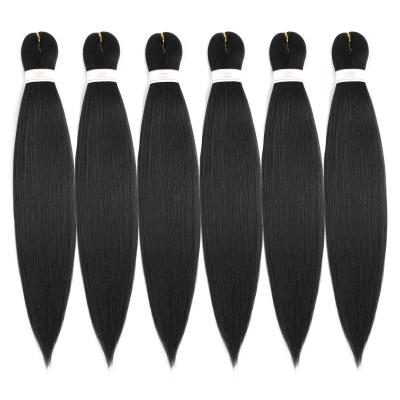 China Wholesale Ez/easy/pre-stretched bulk Ombre color braiding hair synthetic jumbo ez braid bulk yaki private label pre stretched braiding hair extensions for sale