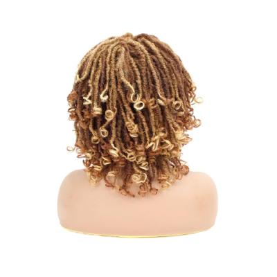 China Short Dreadlock Soft Dreadlocks Crochet Braids Bundle Synthetic Hair Weave Extension For Wig for sale