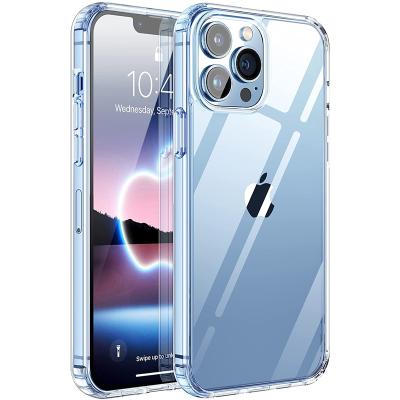 China Shockproof 13 Pro Max Phone Case Shockproof, Cheap Custom Clear TPU Phone Case Silicon Cover For iPhone 11 12 13 Samsung HUAWEI for sale