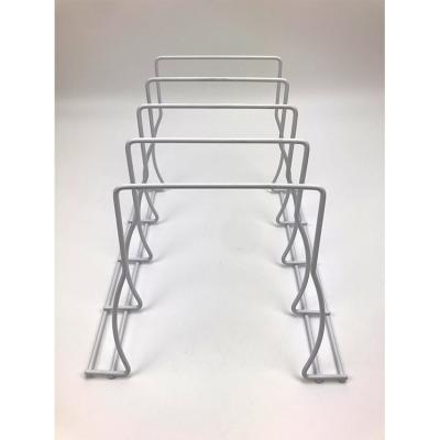 China High Quality Metal Viable Pan Pot Lid Holder Rack Kitchen Pan Rack Pan Organizer for sale