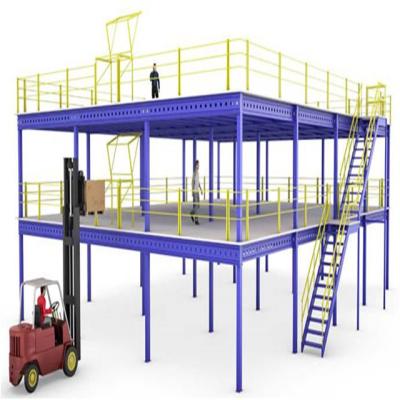 China Maximum protection against corrosion. Using High Store Building Space With Strong Mutil-levels Steel Structure Mezzanine for sale