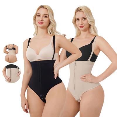 China New Design Breathable High Thong Sexy Tummy Control Panties Plus Size Waist Body Shapers Shapewear Panties for sale